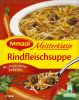 Rindfleischsuppe mit Fleischklößchen