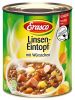 Linsen-Eintopf mit Würstchen